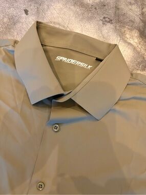 spaidersilk dress shirt Spaidersilk Mauve Long Sleeve Button Up Stretch Dress Shirt - Mens XXL